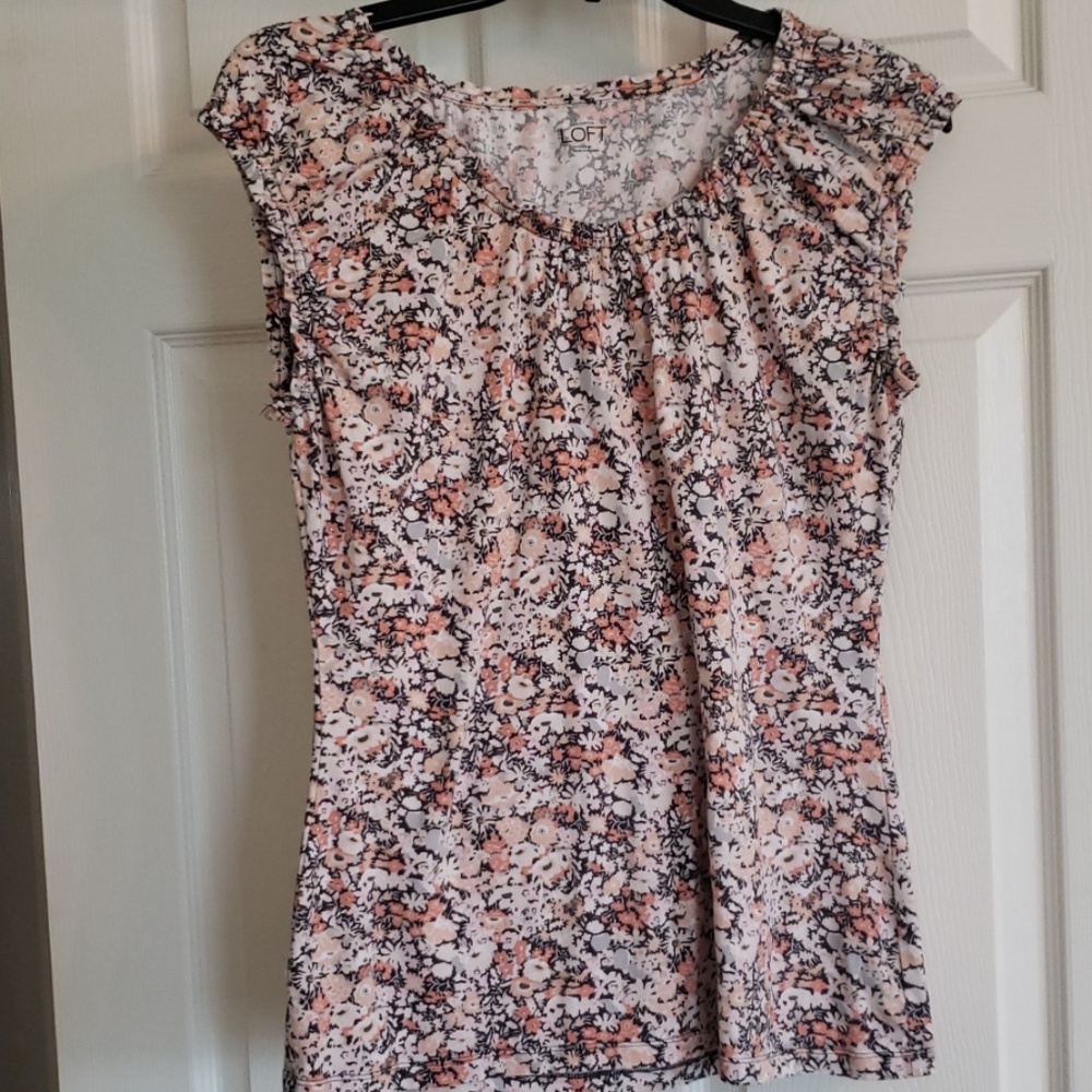 Loft flowered top
